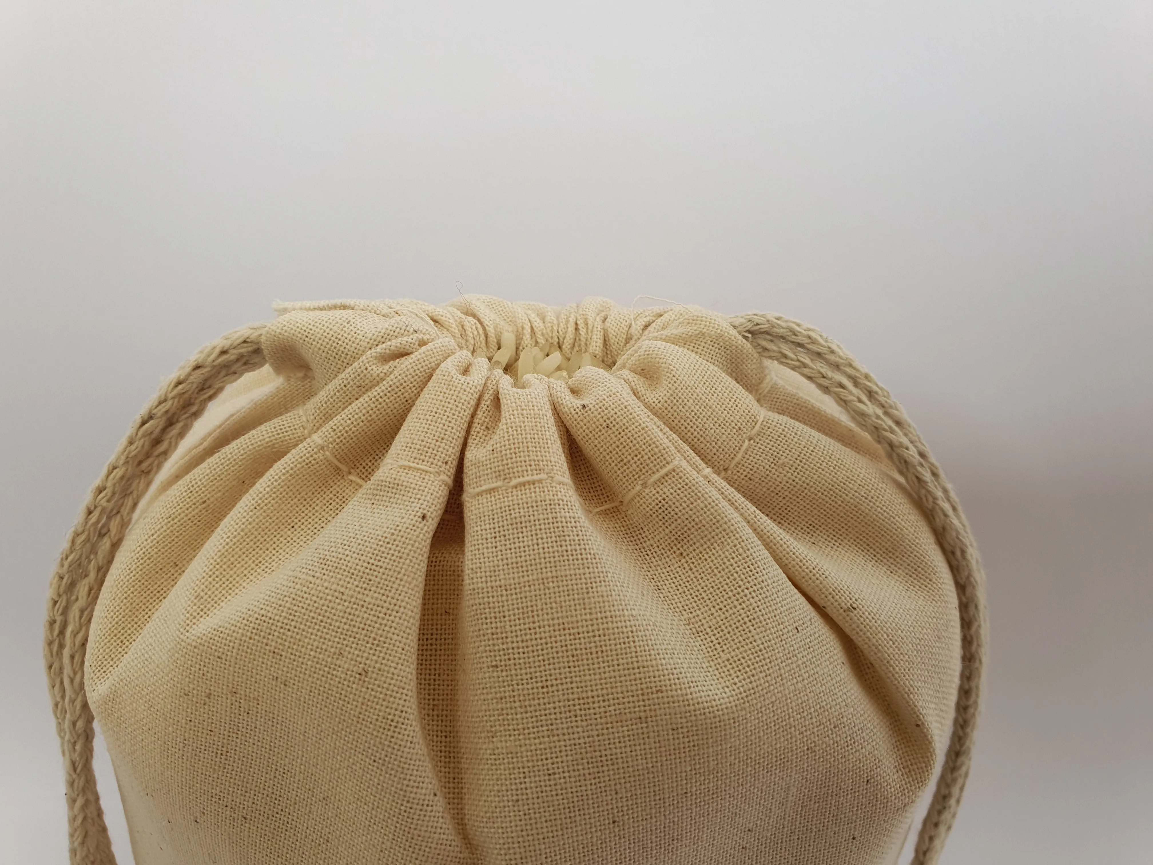 12x16 inches thick Double Drawstring Muslin Bags