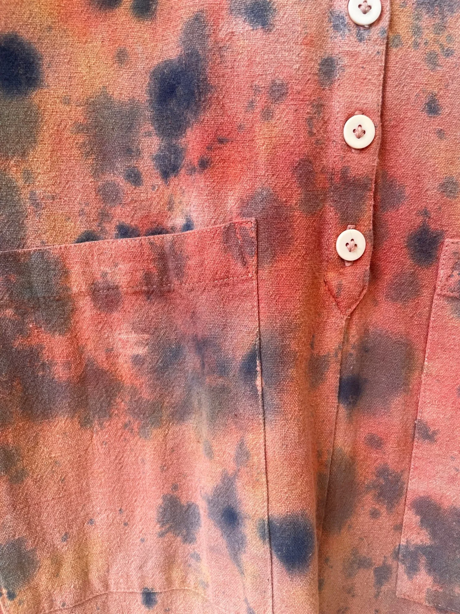 #57 Tie-dye Peach Jumpsuit S/M