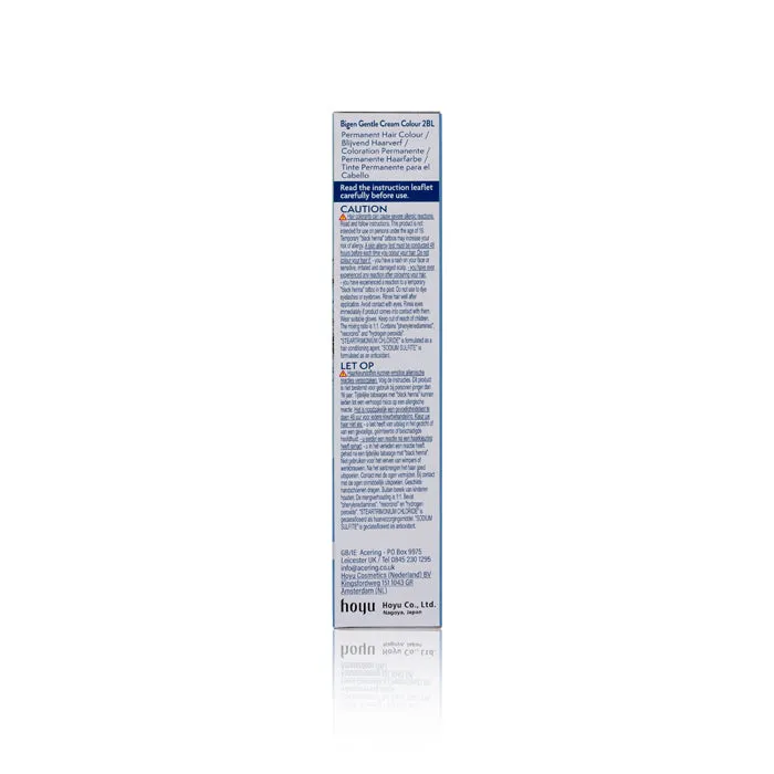 Bigen Gentle Cream Colour - 2BL - Natural Black