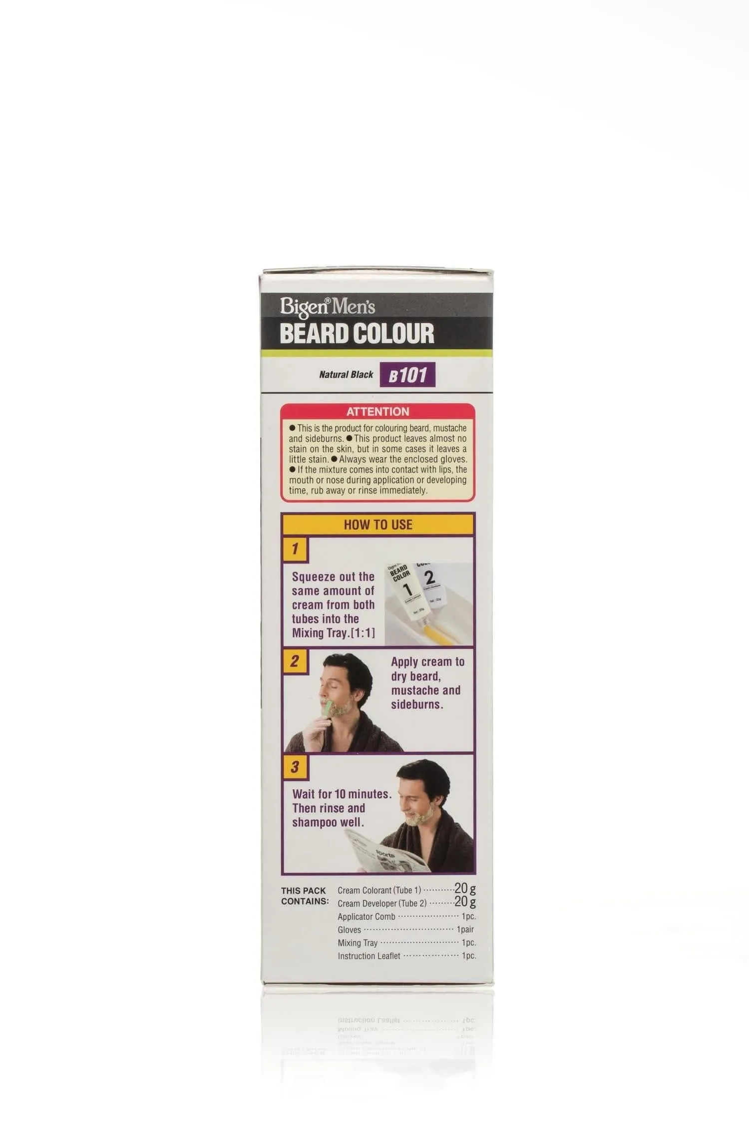 Bigen Men’s Beard Colour - B101 - Natural Black