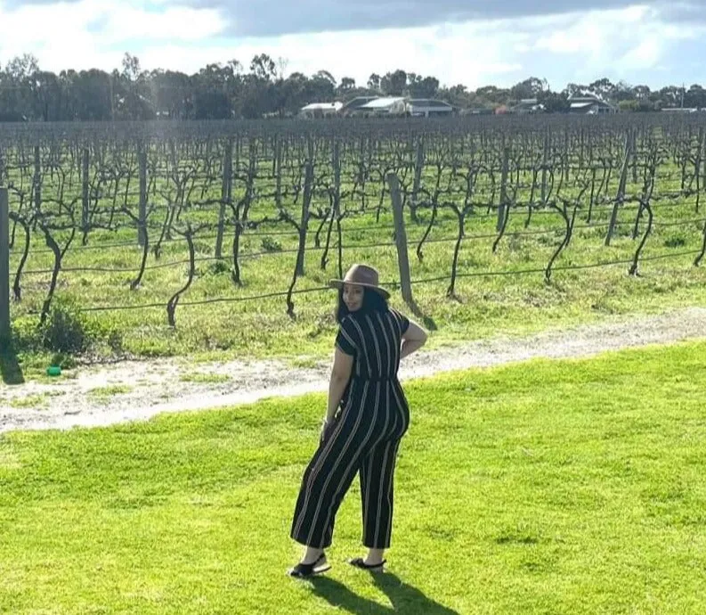 CASEY Striped Jumpsuit full length pants 2 colours- Caramello Stripe & Navy Blue Stripe