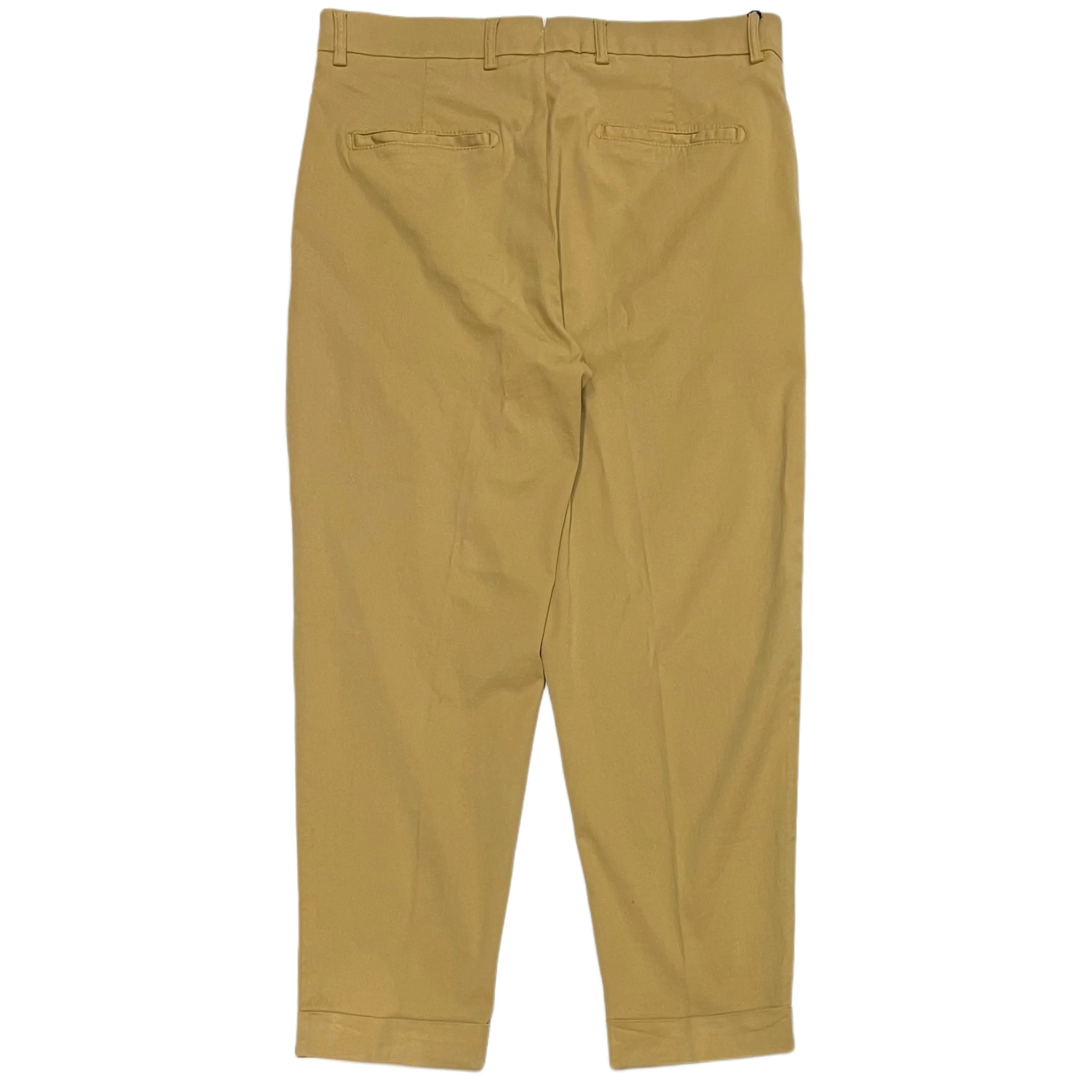 FRESH Camogli Pleated Cotton Chino Pants In Desert