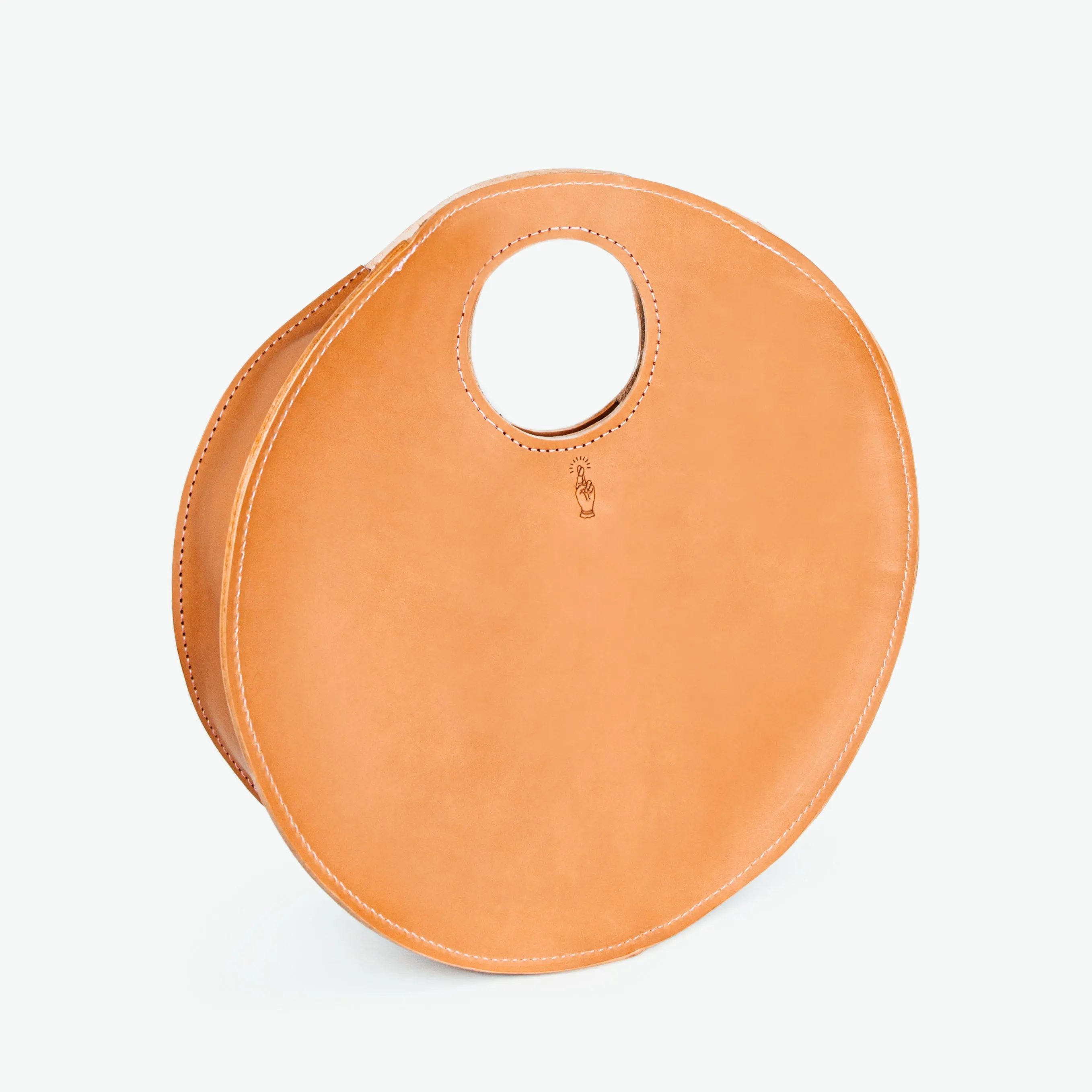 Heather Circle Tote - Almond