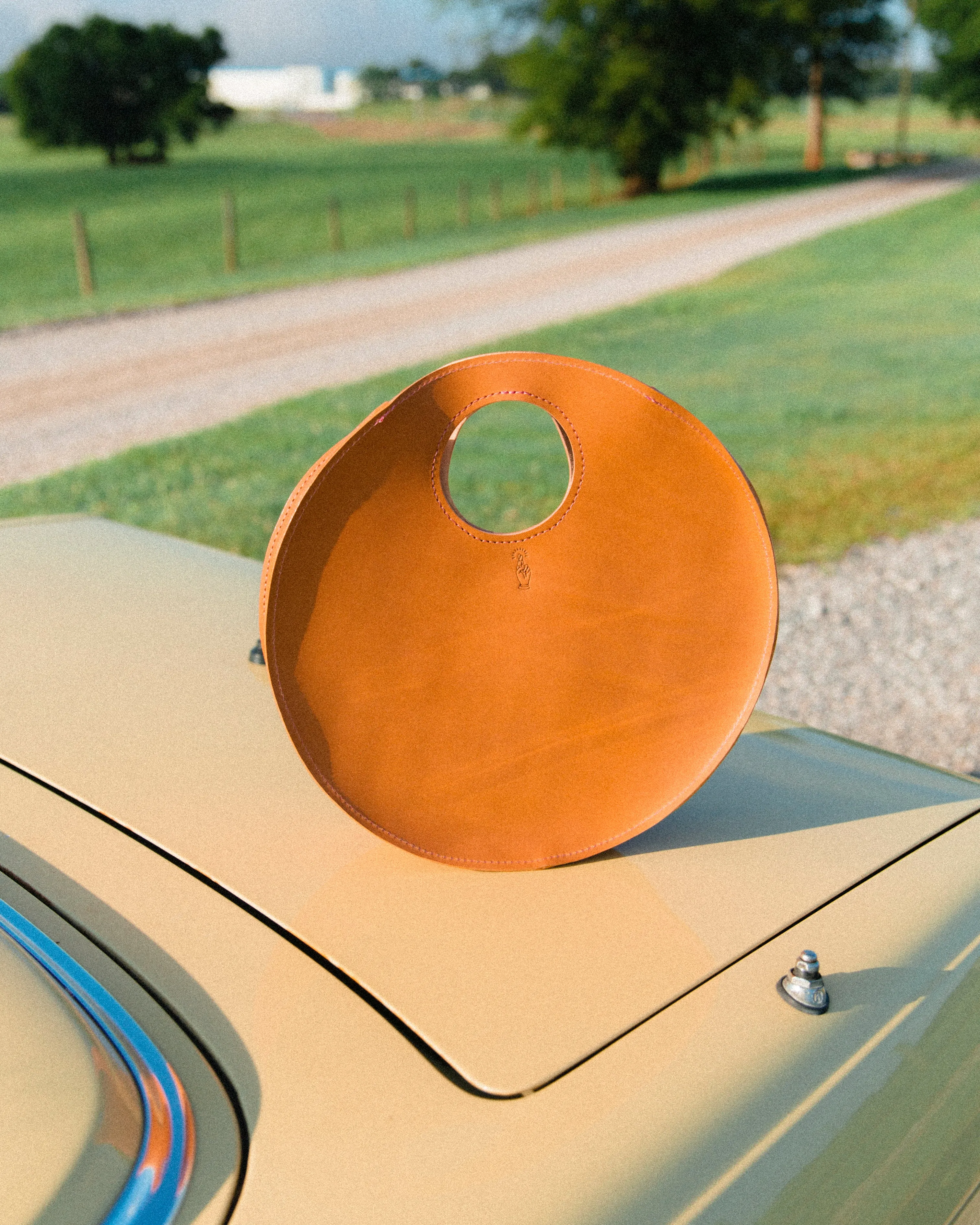 Heather Circle Tote - Almond