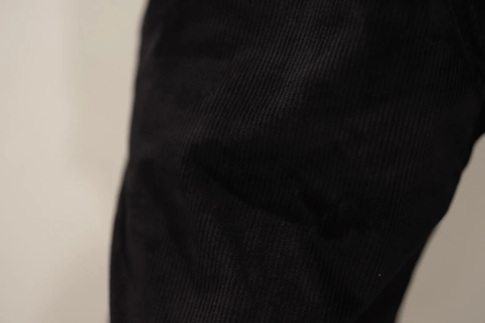 MASSTARD - NEW DAILY CHINOS CORDUROY- BLACK