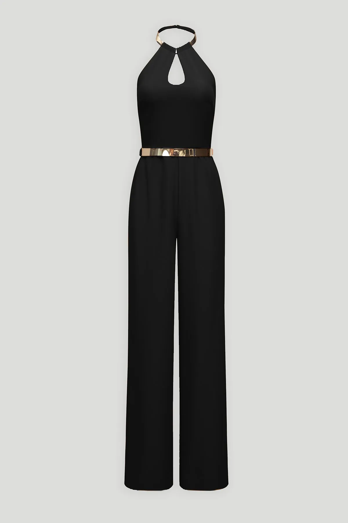 Oki Jumpsuit In Stretch Crepe
