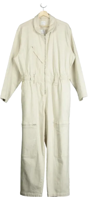 seventy   mochi Beige Amelia All In One Jumpsuit UK 16