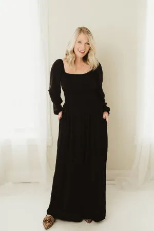 Smocked Bodice Jumpsuit