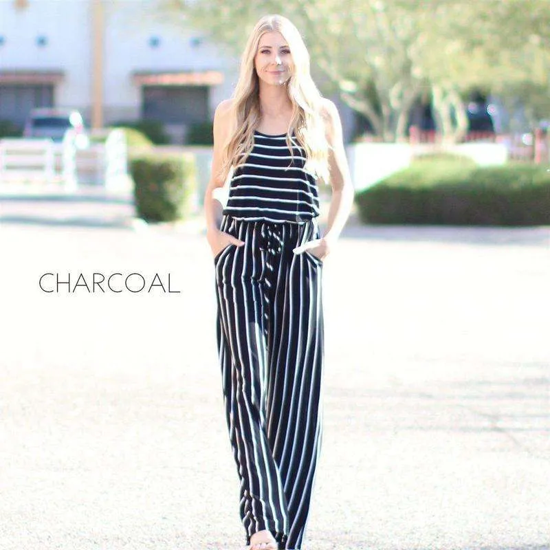 Striped Jumpsuit