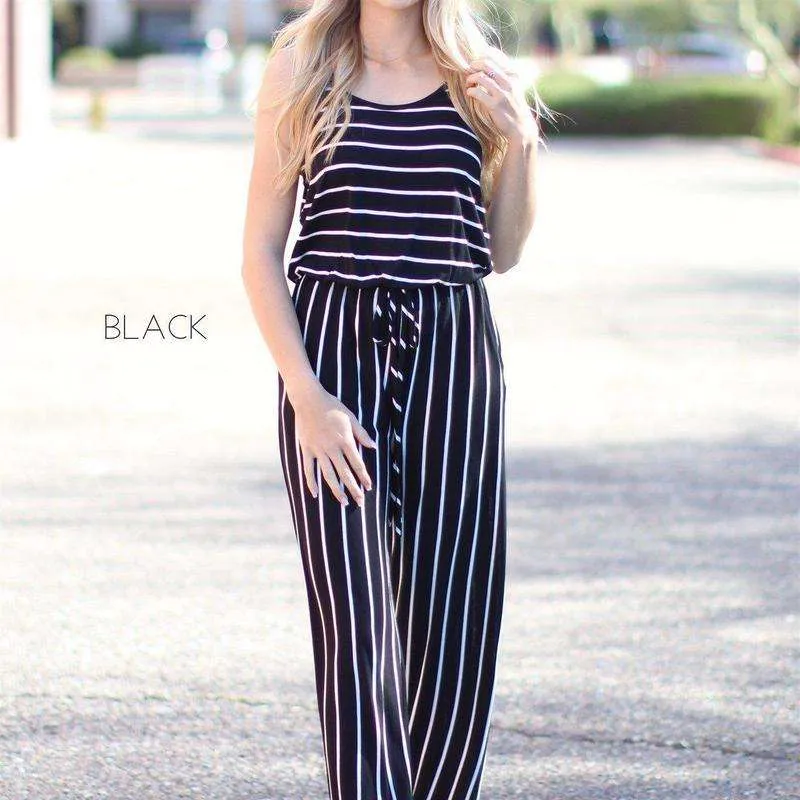 Striped Jumpsuit