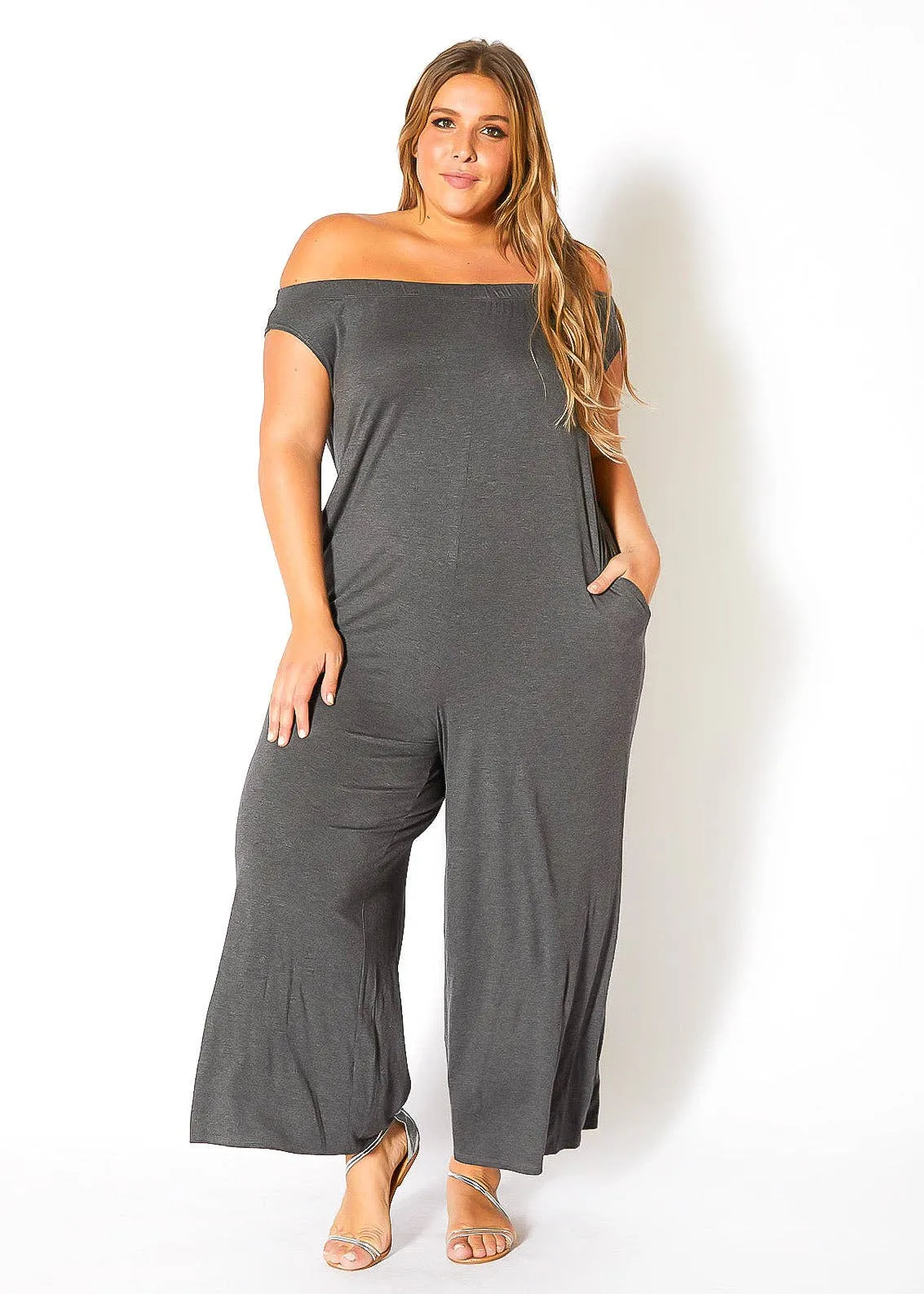 Wide Leg Jumpsuit with Pockets