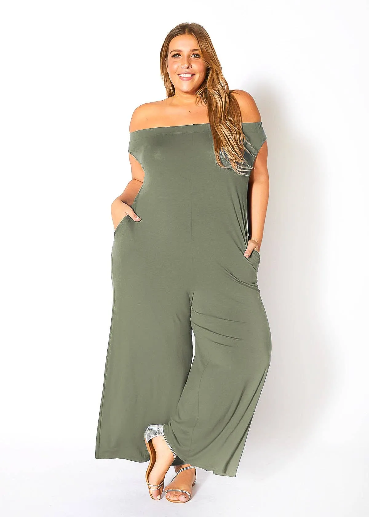 Wide Leg Jumpsuit with Pockets